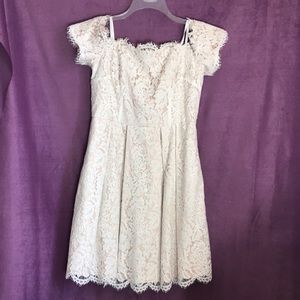 Eliza J Lace Wedding or Engagement Party Dress